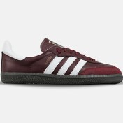 تصویر کتونی آدیداس سامبا زرشکی مَخمَل Adidas Samba