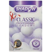 تصویر کاندوم کلاسیک شفاف 12تایی شادو Shadow Classic Professional Condom 12pcs