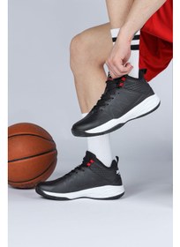 تصویر کفش‌ ورزشی بسکتبال مردانه مشکی مدل 28652 برند jump 28652 Black Men's Basketball Sports Shoes