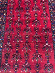 تصویر فرش دستباف 6متری آنتیک تمام پشم نقش گلدانی با رنگ گیاهی کد0500238 Handmade 6m Antique rug,All wool,The pot design,Organic dyes,Code 0500238