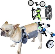 تصویر ویلچر سگ ، صندلی چرخدار سگ قابل تنظیم ( ویلچر حیوانات خانگی ) برند : ZDYLM کد : W 210 ا Dog wheelchair, adjustable dog wheelchair (pet wheelchair) Brand: ZDYLM Code: W 210 Dog wheelchair, adjustable dog wheelchair (pet wheelchair) Brand: ZDYLM Code: W 210