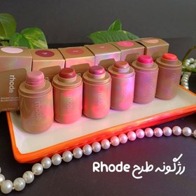 تصویر دوپ رژگونه طرح rhode - هلویی 