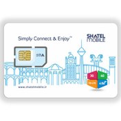 تصویر سیم کارت هوشمند 4G/LTE شاتل موبایل با بسته اینترنت و مکالمه و اشتراک نماوا ( سه اپراتوره) 