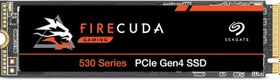 تصویر Seagate FireCuda 530، 2 ترابایت، SSD داخلی، M.2 PCIe Gen4 × 4 NVMe 1.4، سرعت انتقال تا 7300 مگابایت بر ثانیه، 3D TLC NAND، 2550 ترابایت، 1.8M MTBF، برای PS5/PC (ZP30G) (ZP200) - ارسال 20 روز کاری Seagate FireCuda 530, 2TB, Internal SSD, M.2 PCIe Gen4 ×4 NVMe 1.4, transfer speeds up to 7300 MB/s, 3D TLC NAND, 2550TBW, 1.8M MTBF, For PS5/PC (ZP2000GM3A013)