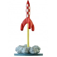 تصویر موشک تن تن Prof Calculus - Rocket - on takeoff 