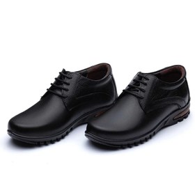 تصویر کفش روزانه چرم تبریز آلفرد بندی زیره پی یو 