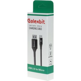 تصویر کابل شارژر اندرویدی برند GALEXBIT ORIGINAL MICRO USBCABLE GALEXBIT