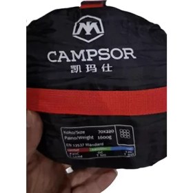 تصویر کیسه خواب الیاف کمپسور Campsor sleeping bag of compressor fibers