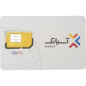 تصویر سیم کارت آسیاتک TD / FD + بسته یک ساله 600 گیگابایت 