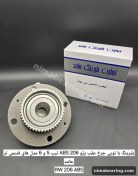 تصویر بلبرینگ با توپی چرخ عقب پژو 206 ABS تیپ 5 و 6 مدل های قدیمی حامد | RW 206 ABS HAMED 