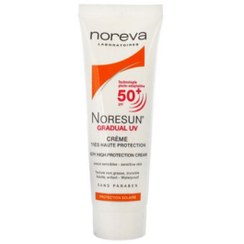 تصویر کرم ضد آفتاب فاقد چربی اس پی اف 50 نورسان نوروا Noreva Noresun Gradual UV Cream SPF50 sunscreen cream