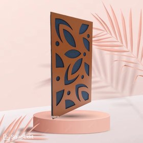 تصویر پنل آکوستیک بیس ترپ گلبرگی - 60*30 / کرم Petal Bass Trap Acoustic Panel