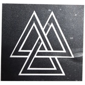 تصویر شابلون تتو مدل مثلث کد 27 