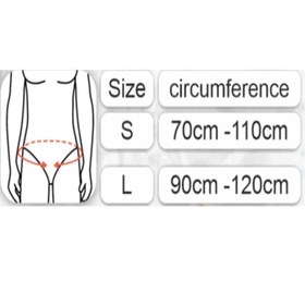 تصویر شکم بند دوران بارداری سما طب پاکان مدل 4020 در دوسایز sو L 