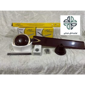 تصویر پنکه سقفی هندی زرشکی 