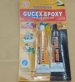 تصویر چسب دوقلو آمریکایی برند (Gucex Epoxy) جین ١٢ عددی 