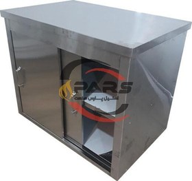 تصویر کابینت زمینی استیل 