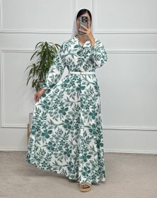 تصویر پیراهن کلوش برگ 