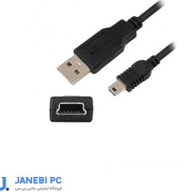 تصویر کابل USB 2.0 به Mini USB فرانت مدل FN-U25C03 طول 30 سانتیمتر 