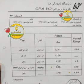 تصویر عسل ناب مقسمی دیابتی ساکاروز یک درصد 