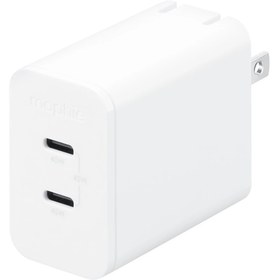 تصویر شارژر دیواری موفی 45 وات مدل speedport USB-C Mophie speedport 45W USB-C 2-port GaN wall charger