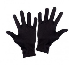 تصویر دستکش نخی مشکی Black Cotton Gloves 1 Pair