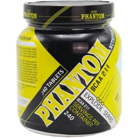 تصویر قرص BCAA فانتوم ناتریشن 240 عددی 