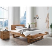 تصویر تخت خواب چوبی برنا 