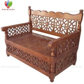 تصویر تخت سنتی چوبی 120*60 کد 280 