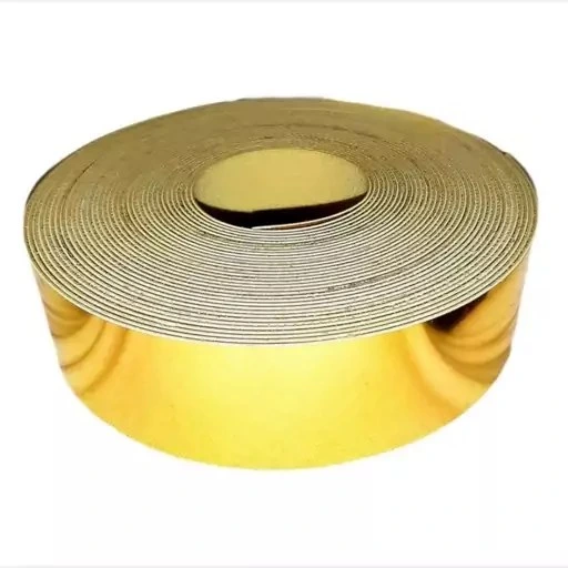 خرید و قیمت نوارPVC (تسمه) پشت چسبدار عرض 3cm طلایی رول 20متری (پس ...
