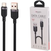 تصویر کابل تایپ سی فست شارژ 18 وات یسیدو CA132C طول 1.2 متر Yesido CA132C 18W 1.2m Type-C Fast Charging Cable