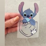 تصویر استیکر لباس (برچسب حرارتی )، استیچ 