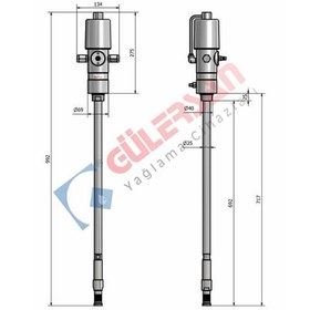 تصویر گریس پمپ بادی 50 کیلوگرم گولرسان 