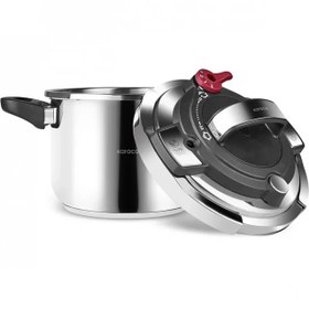 تصویر زودپز ۷ لیتری استیل کاراجا مریوا karaca meriva Karaca duduklu tencere