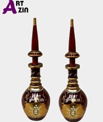 تصویر تنگ شیشه ای تزیینی جفت تک سایز - کد: ۵۵۷ 