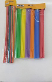 تصویر سیخ چوبی رنگی 