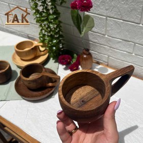 تصویر لیوان چوبی کوکسا 