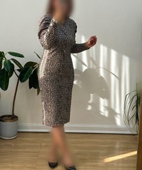 تصویر سرمه کالکشن - پیراهن مجلسی پلنگی 