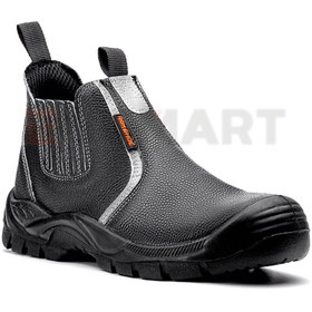 تصویر کفش ساق بلند تاپ چرم جوشکاری ا High-heeled shoes with welding leather tops High-heeled shoes with welding leather tops