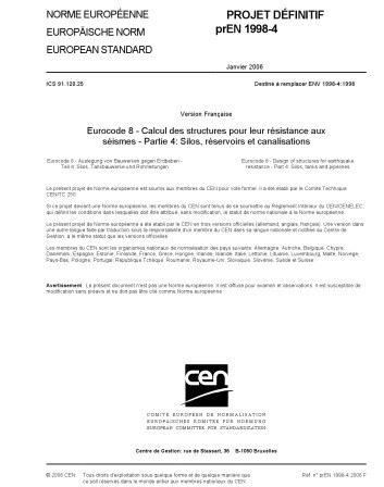 Eurocode Silos خرید و قیمت دانلود کتاب Eurocode 8 - Calcul des structures pour leur ...