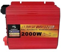 تصویر اینورتر خورشیدی مبدل برق 24 به 220 ولت شبه سینوسی 2000 وات Euronet رنگ قرمز 2000w Euronet inverter