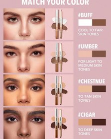 تصویر کانتور دو سر قلمی رنگ cigar 