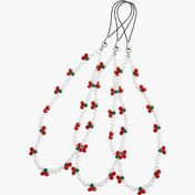 تصویر آویز موبایل طرح آلبالو گیلاس 