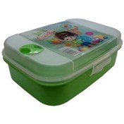 تصویر ظرف غذا 4 تکه کودک آریا کد 6023 طرح پسر موفرفری 