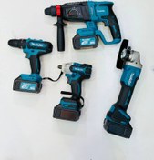 تصویر پک چهارقلو شارژی طرح ماکیتا 48V حرفه‌ای 