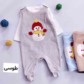 تصویر دو تیکه پیشبندی آدم برفی 