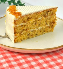 تصویر کیک هویج و گردو 