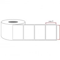 تصویر لیبل PVC تک ردیفه سایز 34x51 میلی متر PVC Label 34×51 mm