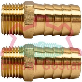 تصویر سرشلنگی 1/2 اینچ به 19 برنجی 