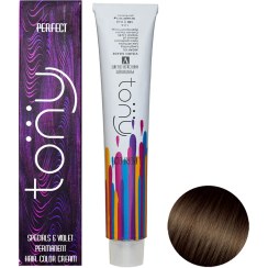 تصویر رنگ مو تونی سری شکلاتی شماره 5.77 حجم 100 میلی لیتر رنگ قهوه ای شکلاتی روشن 